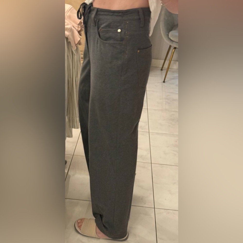 Women's Gray cotton pants